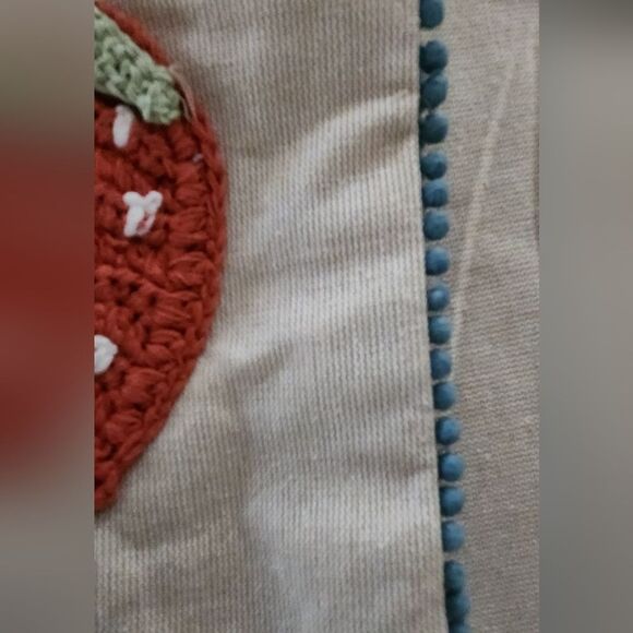 Mud Pie Crochet Pillow -New! - Picture 10 of 11